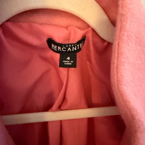 Jcrew mercantile  Pink Pea Coat - Picture 2 of 2